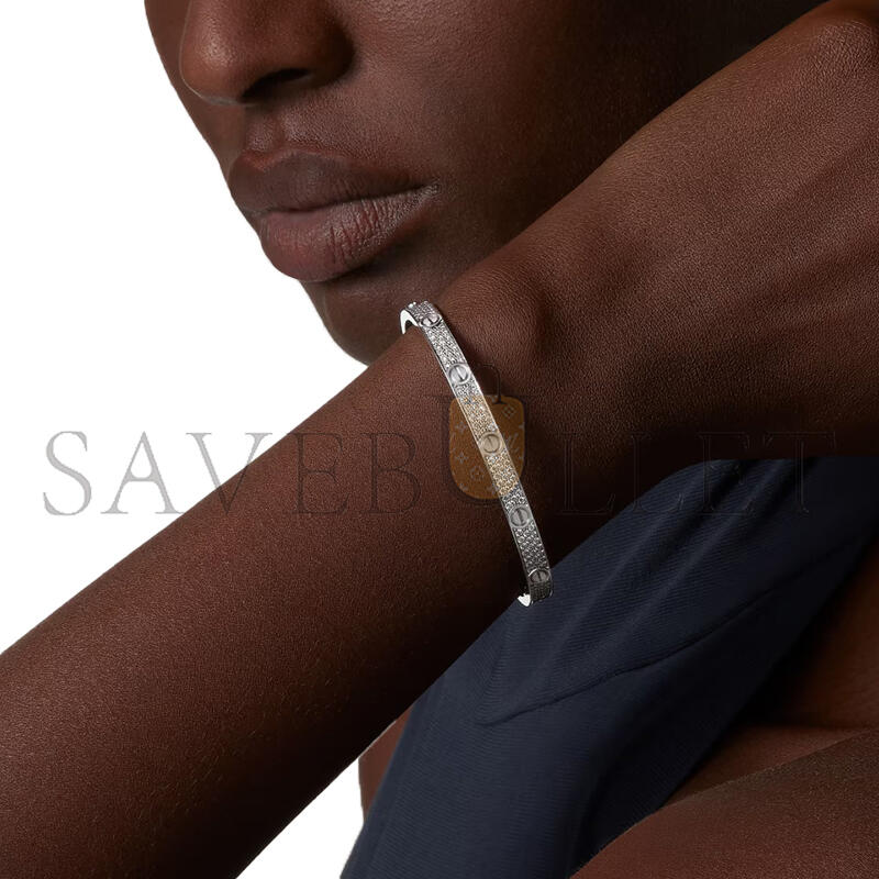 Ca*t1er love bracelet, medium model, paved n6737617